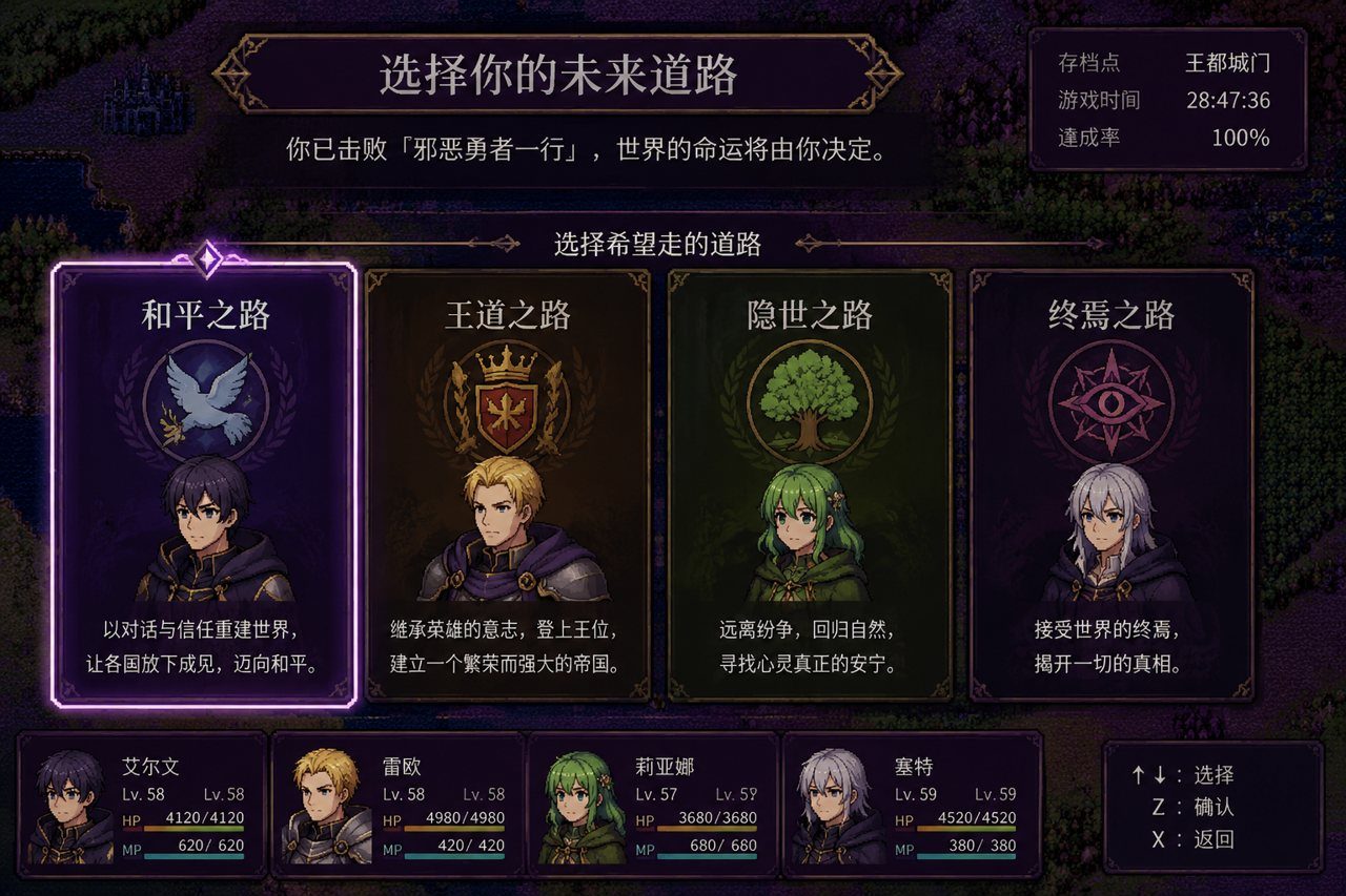 邪恶勇者一行 主线事件 画面 6