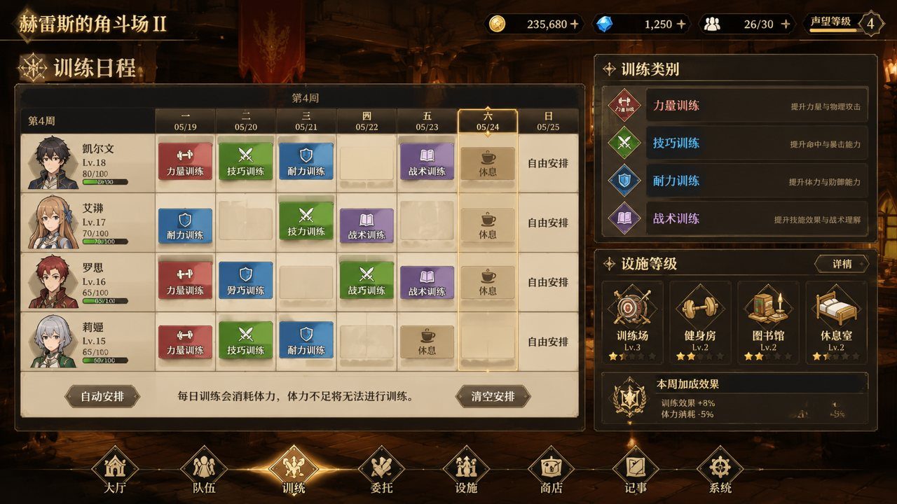 赫雷斯的角斗场Ⅱ 角色路线 预览图 3